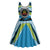 Personalised Tonga Lavengamalie College Midi Dress Polynesian Ngatu Tribal - Polynesian Pride