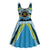 Personalised Tonga Lavengamalie College Midi Dress Polynesian Ngatu Tribal - Polynesian Pride