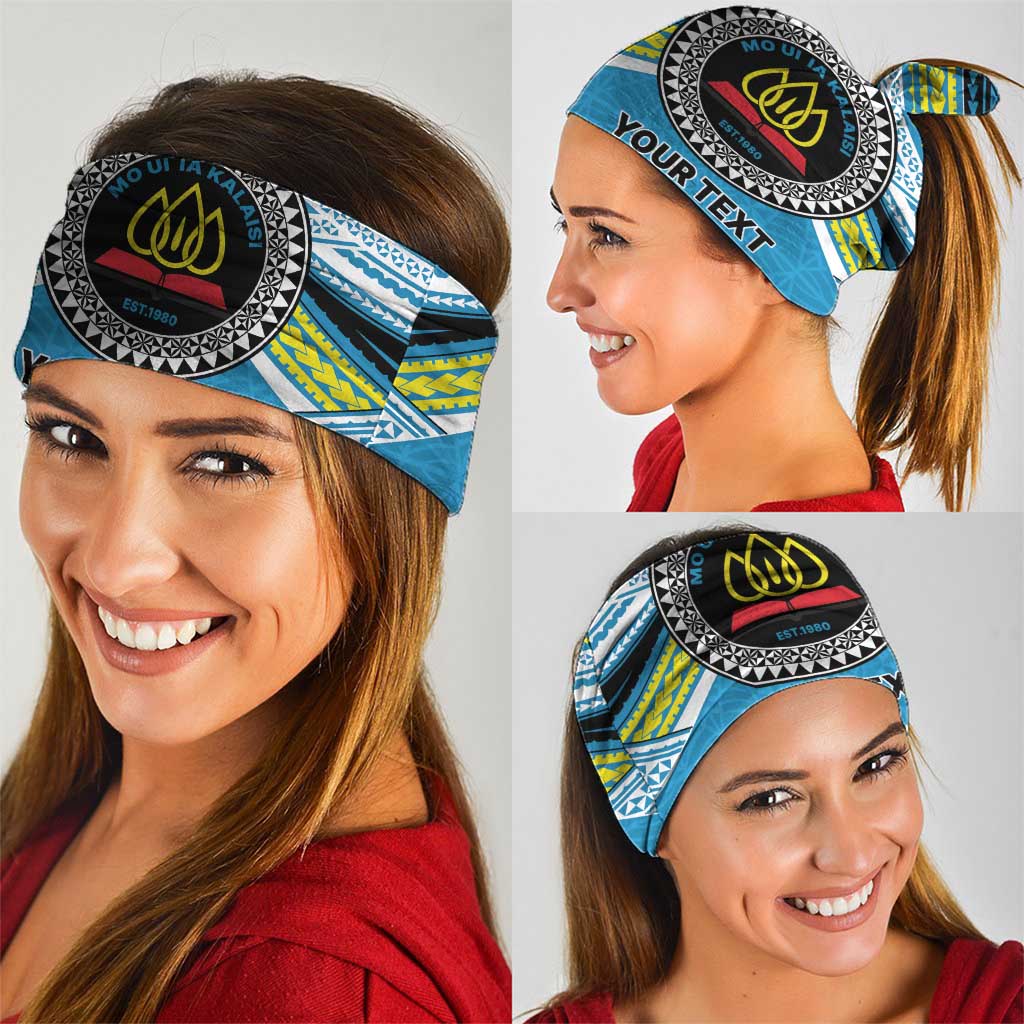 Personalised Tonga Lavengamalie College Neck Gaiter Polynesian Ngatu Tribal - Polynesian Pride