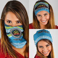 Personalised Tonga Lavengamalie College Neck Gaiter Polynesian Ngatu Tribal - Polynesian Pride