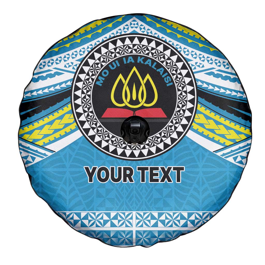 Personalised Tonga Lavengamalie College Spare Tire Cover Polynesian Ngatu Tribal