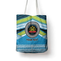 Personalised Tonga Lavengamalie College Tote Bag Polynesian Ngatu Tribal - Polynesian Pride