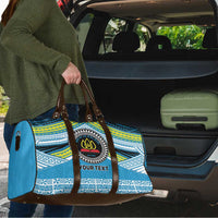 Personalised Tonga Lavengamalie College Travel Bag Polynesian Ngatu Tribal - Polynesian Pride