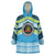 Personalised Tonga Lavengamalie College Wearable Blanket Hoodie Polynesian Ngatu Tribal