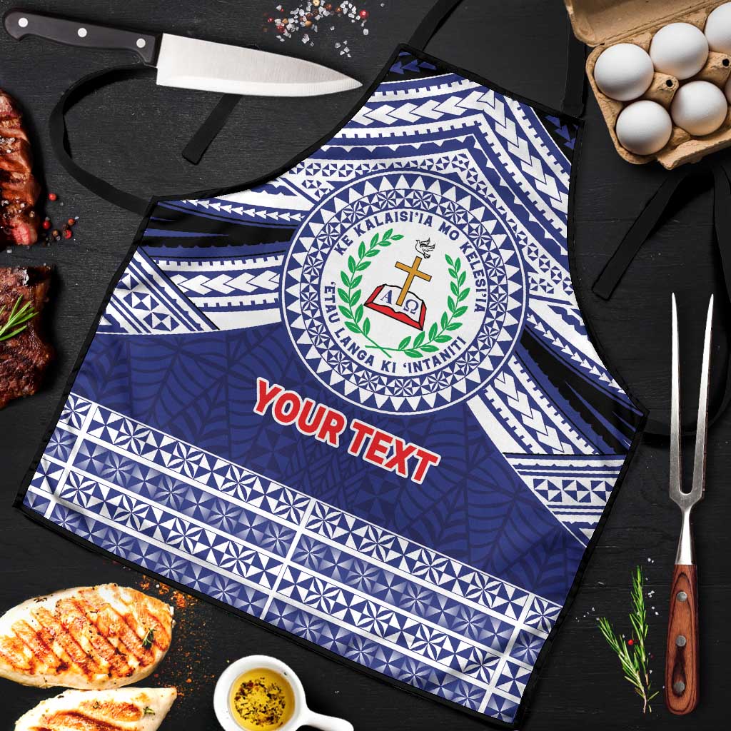 Personalised Tonga Sia'atoutai Theological College Apron Polynesian Ngatu Tribal - Polynesian Pride