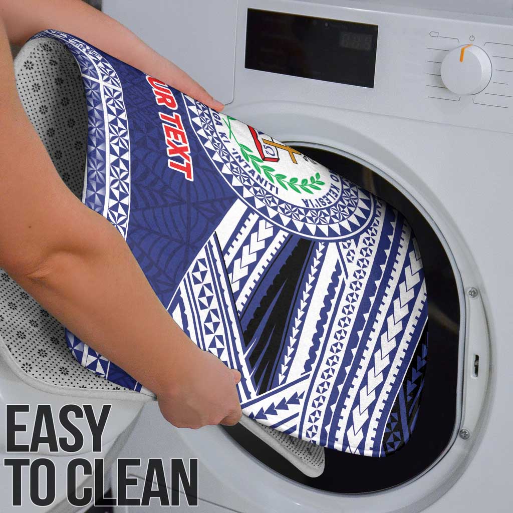 Personalised Tonga Sia'atoutai Theological College Bathroom Set Polynesian Ngatu Tribal - Polynesian Pride