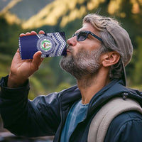 Personalised Tonga Sia'atoutai Theological College 4 in 1 Can Cooler Tumbler Polynesian Ngatu Tribal