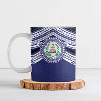 Personalised Tonga Sia'atoutai Theological College Ceramic Mug Polynesian Ngatu Tribal - Polynesian Pride