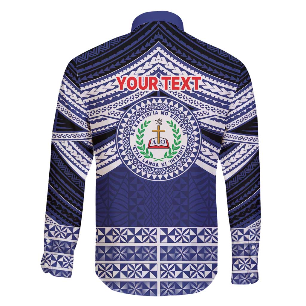 Personalised Tonga Sia'atoutai Theological College Family Matching Puletasi and Hawaiian Shirt Polynesian Ngatu Tribal