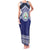 Personalised Tonga Sia'atoutai Theological College Family Matching Tank Maxi Dress and Hawaiian Shirt Polynesian Ngatu Tribal
