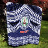 Personalised Tonga Sia'atoutai Theological College Quilt Polynesian Ngatu Tribal