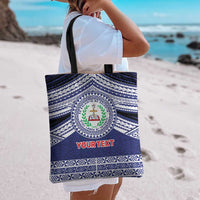 Personalised Tonga Sia'atoutai Theological College Tote Bag Polynesian Ngatu Tribal - Polynesian Pride