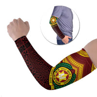 Personalised Tonga Vava'u High School Arm Sleeves Polynesian Ngatu Tribal - Polynesian Pride