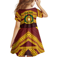 Personalised Tonga Vava'u High School Family Matching Long Sleeve Bodycon Dress and Hawaiian Shirt Polynesian Ngatu Tribal LT9 - Polynesian Pride