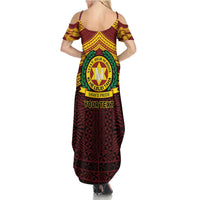 Personalised Tonga Vava'u High School Family Matching Summer Maxi Dress and Hawaiian Shirt Polynesian Ngatu Tribal LT9 - Polynesian Pride