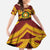 Personalised Tonga Vava'u High School Family Matching Tank Maxi Dress and Hawaiian Shirt Polynesian Ngatu Tribal