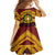 Personalised Tonga Vava'u High School Family Matching Tank Maxi Dress and Hawaiian Shirt Polynesian Ngatu Tribal