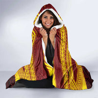Personalised Tonga Vava'u High School Hooded Blanket Polynesian Ngatu Tribal