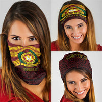 Personalised Tonga Vava'u High School Neck Gaiter Polynesian Ngatu Tribal - Polynesian Pride