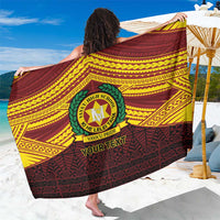 Personalised Tonga Vava'u High School Sarong Polynesian Ngatu Tribal