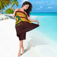 Personalised Tonga Vava'u High School Sarong Polynesian Ngatu Tribal