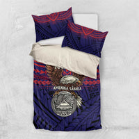 American Samoa Brave Eagle Personalized Bedding Set National Flag Color