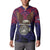 American Samoa Brave Eagle Personalized Button Sweatshirt National Flag Color