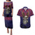 American Samoa Brave Eagle Personalized Couples Matching Puletasi and Hawaiian Shirt National Flag Color