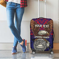 American Samoa Brave Eagle Personalized Luggage Cover National Flag Color