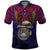 American Samoa Brave Eagle Personalized Polo Shirt National Flag Color