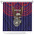 American Samoa Brave Eagle Personalized Shower Curtain National Flag Color