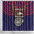 American Samoa Brave Eagle Personalized Shower Curtain National Flag Color