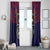 American Samoa Brave Eagle Personalized Window Curtain National Flag Color
