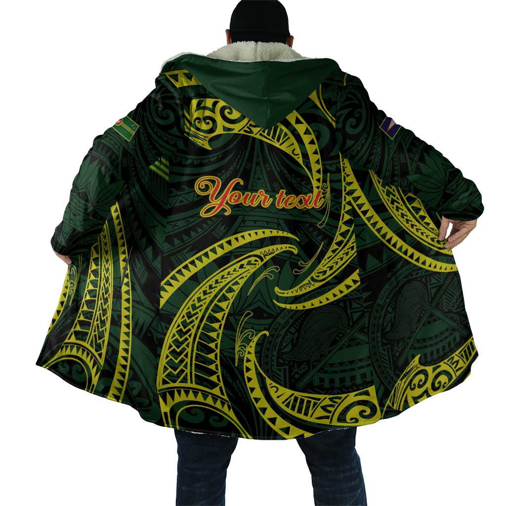 American Samoa Manua Cession Day Personalized Cloak Polynesian Wave Style - Polynesian Pride
