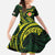 American Samoa Manua Cession Day Personalized Family Matching Long Sleeve Bodycon Dress and Hawaiian Shirt Polynesian Wave Style