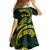 American Samoa Manua Cession Day Personalized Family Matching Long Sleeve Bodycon Dress and Hawaiian Shirt Polynesian Wave Style