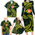 American Samoa Manua Cession Day Personalized Family Matching Long Sleeve Bodycon Dress and Hawaiian Shirt Polynesian Wave Style