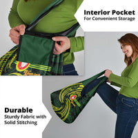 American Samoa Manua Cession Day Personalized Grocery Bag Polynesian Wave Style