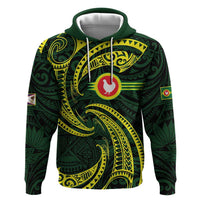 American Samoa Manua Cession Day Personalized Hoodie Polynesian Wave Style