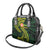 American Samoa Manua Cession Day Personalized Shoulder Handbag Polynesian Wave Style