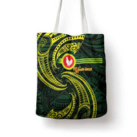 American Samoa Manua Cession Day Personalized Tote Bag Polynesian Wave Style - Polynesian Pride