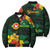 American Samoa Manu'atele Personalized Bomber Puffer Jacket Manua Island Hibiscus Flowers - Polynesian Pride