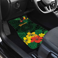 American Samoa Manu'atele Personalized Car Mats Manua Island Hibiscus Flowers
