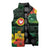 American Samoa Manu'atele Personalized Sleeveless Puffer Jacket Manua Island Hibiscus Flowers - Polynesian Pride