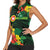 American Samoa Manu'atele Personalized Women Sleeveless Polo Shirt Manua Island Hibiscus Flowers