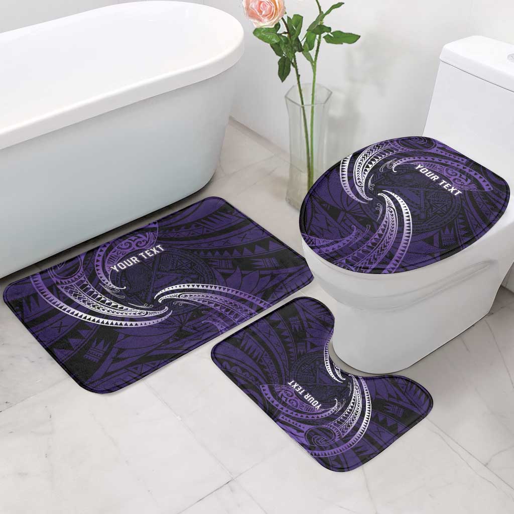 Manua Segaula American Samoa High School Personalized Bathroom Set Polynesian Wave Style - Polynesian Pride