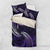 Manua Segaula American Samoa High School Personalized Bedding Set Polynesian Wave Style