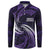 Manua Segaula American Samoa High School Personalized Button Sweatshirt Polynesian Wave Style