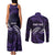 Manua Segaula American Samoa High School Personalized Couples Matching Tank Maxi Dress and Long Sleeve Button Shirt Polynesian Wave Style