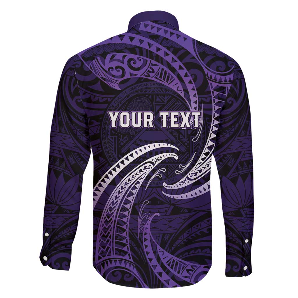 Manua Segaula American Samoa High School Personalized Family Matching Long Sleeve Bodycon Dress and Hawaiian Shirt Polynesian Wave Style